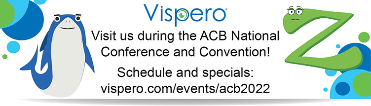 Visit Vispero during the ACB National Conference and Convention.