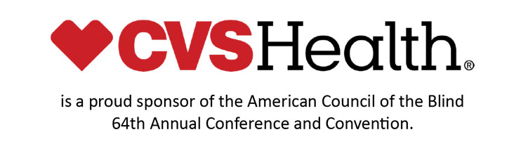 Banner ad for CVS Health - a proud sponsor of ACB