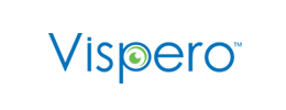 Vispero light blue logo