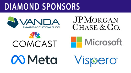 Block with Diamond Sponsor logos (sponsors listed under the block)