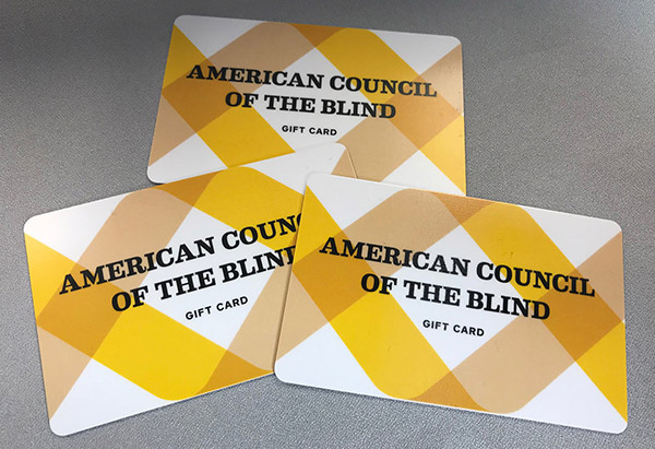 3 ACB Gift Cards