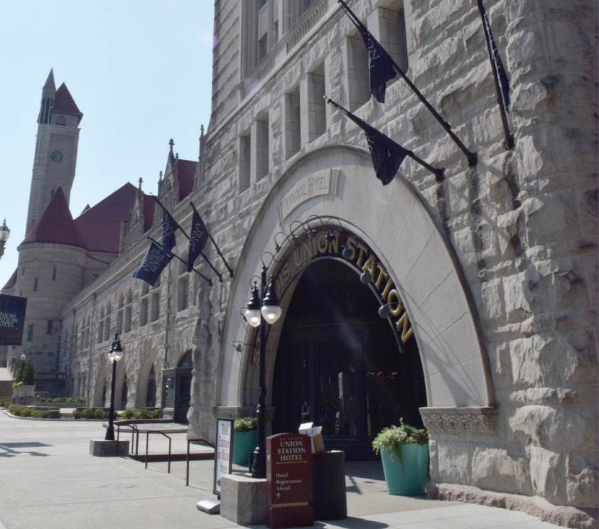 historic Union Station hotel in St. Louis, Missouri