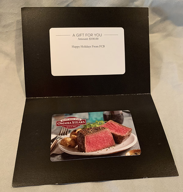 Omaha Steaks Gift Card