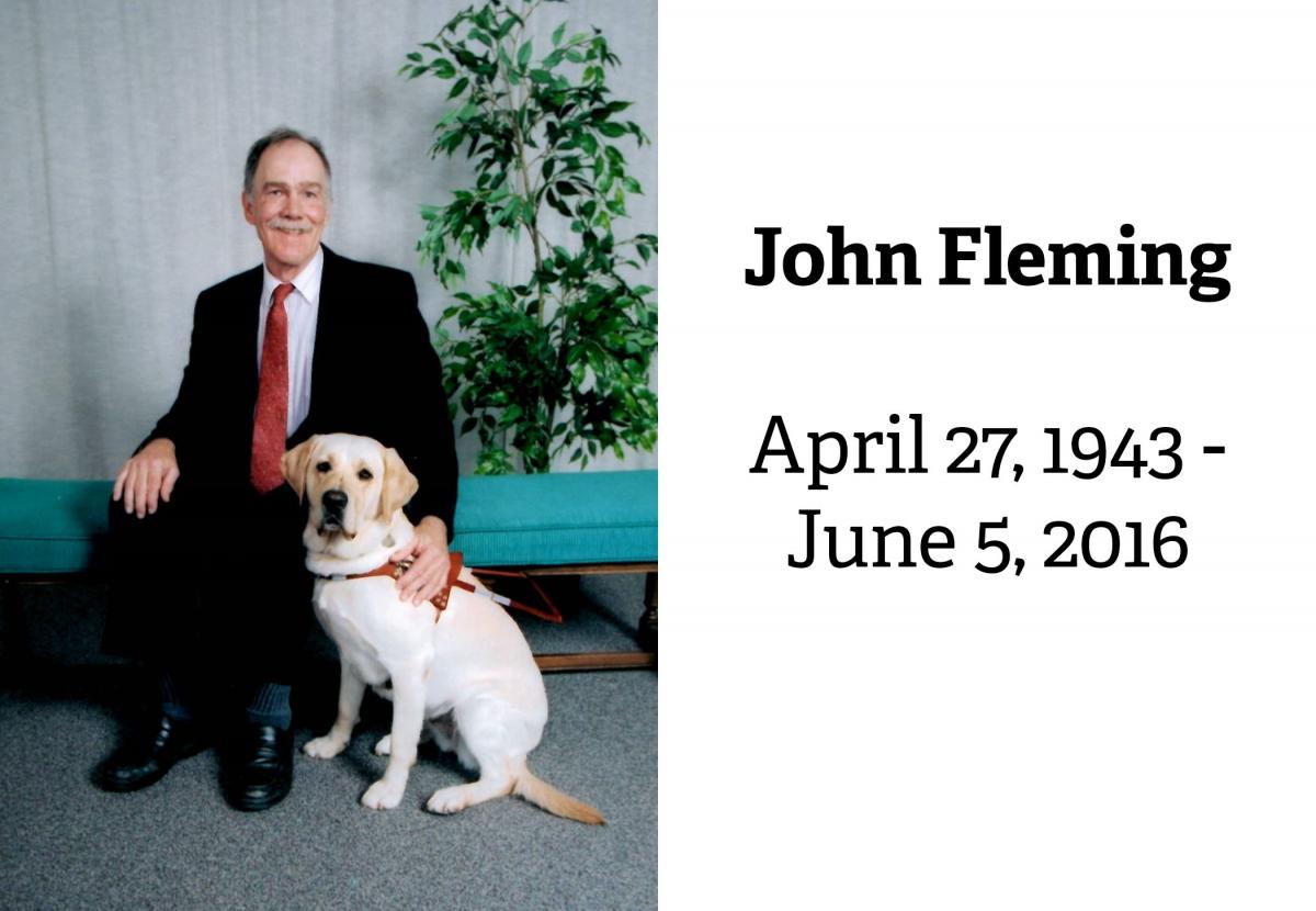 John Fleming, April 27, 1943 - June 5, 2016
